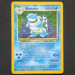 Blastoise 2/102 Holo Rare Pokemon 1999 Base Set Unlimited WOTC Vintage NM/LP - Image 1
