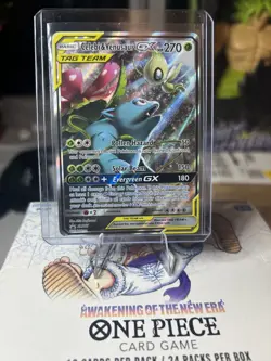 Pokemon Celebi & Venusaur GX TAG TEAM SM167 SM Holo Promo 270HP English - Image 1