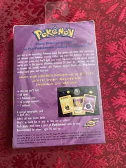 Pokemon Zap! Theme Deck Sealed 1999 Wizards of the Coast Pikachu Mewtwo - Image 2