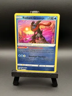 Pokemon Radiant Greninja 046/189 Swsh10 Astral Radiance Radiant Rare Holo 130 HP - Image 1