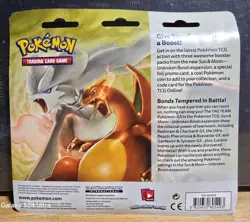 Pokemon Sun & Moon Unbroken Bonds 3-Pack Blister New Sealed Typhlosion Promo - Image 2