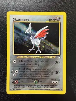 Skarmory 13/111 Neo Genesis 2000 Holo Pokemon TCG MP - Image 1