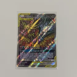 Pokemon Moltres Zapdos Articuno GX Promo Full Art Holo 300 HP SM210 - Image 2