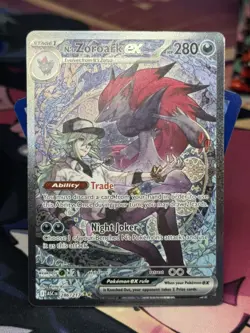 N's Zoroark EX Holo SIR 286/217 - Pokemon TCG Ascended Heroes PSA 10 Candidate - Image 1