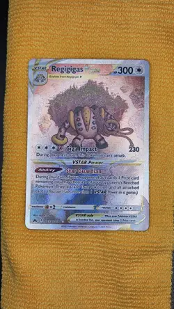 Regigigas VSTAR Crown Zenith Galarian Gallery GG55/GG70 Kasube NM Pokemon TCG - Image 3