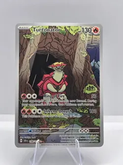 Turtonator 146/142 Illustration Rare Stellar Crown Pokemon NM - Image 1