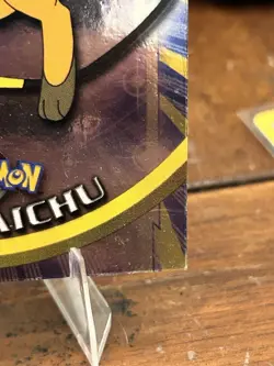 1999 Topps Pokemon TV #26 Raichu Holo Foil Black Logo - Image 4