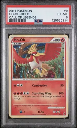 Pokemon TCG Ho-Oh 9/95 Reverse Holo Rare Call of Legends PSA 6 - Image 1