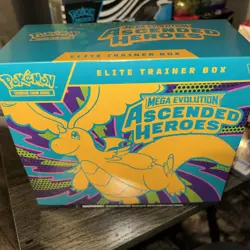 Pokemon TCG Mega Evolution Ascended Heroes ETB Elite Trainer Box Factory Sealed - Image 1
