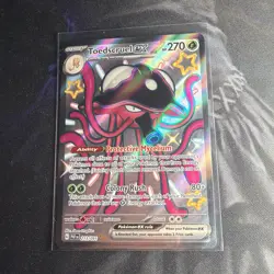Pokemon TCG Toedscruel EX 213/091 Shiny Ultra Rare Sv: Paldean Fates - Image 1