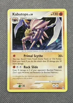 💥 Kabutops 4/99 Holo Rare (2009) Platinum Arceus Base Pokemon TCG - Image 1