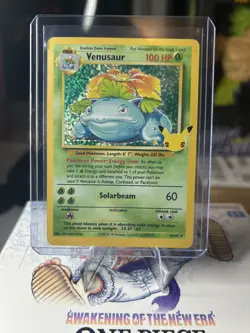 2021 POKEMON CELEBRATIONS CLASSIC COLLECTION #15 VENUSAUR-HOLO - Image 1