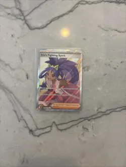 Iris’s Fighting Spirit 180/159 Pokemon TCG Journey Together Full Art Trainer NM - Image 1