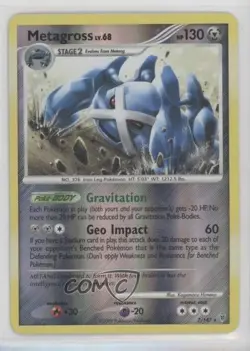 Metagross Reverse Foil Pokemon Platinum Supreme Victors #7 2009 - Image 1
