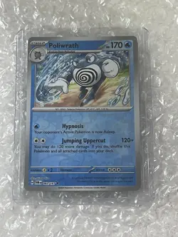 Reverse Holo Poliwrath NM 043/167 Uncommon Twilight Masquerade Pokemon TCG - Image 1