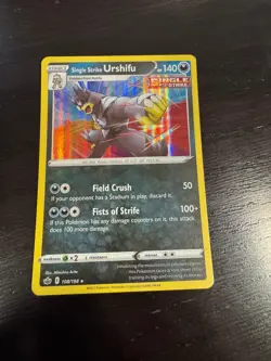 Single Strike Urshifu 108/198 Holo Rare Chilling Reign Pokemon Holo Near Mint - Image 1