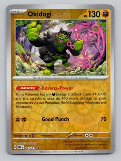 Reverse Holo Okidogi 111/167 Rare Twilight Masquerade Pokemon - Image 1