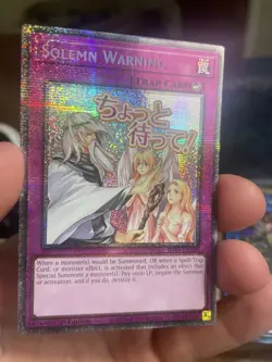 YuGiOh Solemn Warning 1st Edition RA05-EN126 Starlight Rare Mint - Image 2