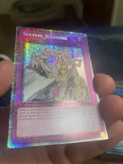 YuGiOh Solemn Warning 1st Edition RA05-EN126 Starlight Rare Mint - Image 3