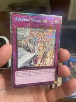 YuGiOh Solemn Warning 1st Edition RA05-EN126 Starlight Rare Mint - Image 4