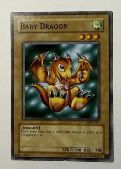 Yu-Gi-Oh! Baby Dragon Unlimited MRD-061 LP/MP Common OG Printing - Image 1