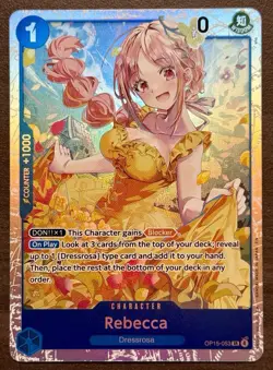 Rebecca OP15-053 Adventure on Kami's Island Foil One Piece SR NM - Image 1