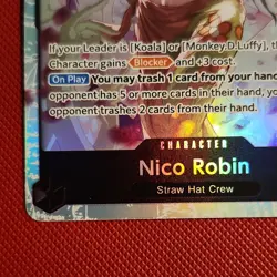 Bandai Nico Robin OP12-087 Legacy Master Character SR Holo 7000 Morechand - Image 5