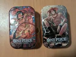Bandai Namco One Piece Tin Pack Set Vol. 1&2 (2 Tins!!) Sealed - Image 1
