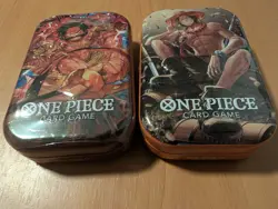 Bandai Namco One Piece Tin Pack Set Vol. 1&2 (2 Tins!!) Sealed - Image 3