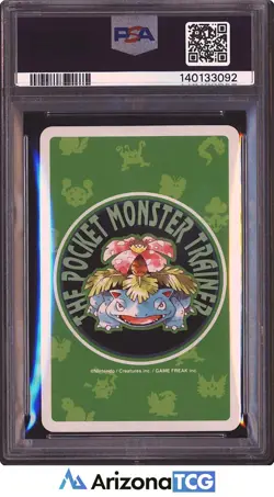 Pokemon 1996 Parasect 047 3 Of Diamonds Green Playing Card Japanese PSA 10 - Image 2