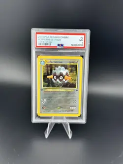Pokemon Neo Discovery 1st Edition Holo Card 2/75 Forretress PSA 8 - Image 1
