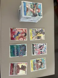100x One Piece TCG SR Bulk Japanese Cards OP01-OP15 near mint Lot - Image 1