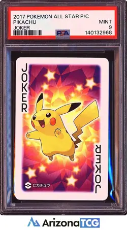 Pokemon 2017 Pikachu Joker All Star Playing Cards Japanese PSA 9 - Image 1