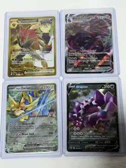 Pokemon N's Zoroark EX Hyper Rare + 3 V/VMAX Cards - Mint/Near Mint (4 Card Lot) - Image 1