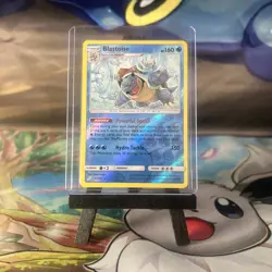 Pokemon Card Blastoise REVERSE HOLO RARE 25/181 SM Team Up 2019 - Image 1