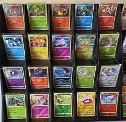 🔥Pokemon Card Lot 30 Reverse Holo/Holo Cards Sleeved Charmander Doubles👍📈 - Image 2