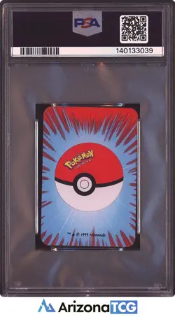 Pokemon 1999 Snorlax Red 3 Of Spades Bicycle PKMN Mini Playing Card PSA 9 - Image 2