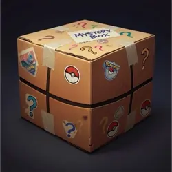 Pokemon TCG Mystery Box w/ Sealed Packs Trading Card Collectible Gift Diamond++ - Image 1