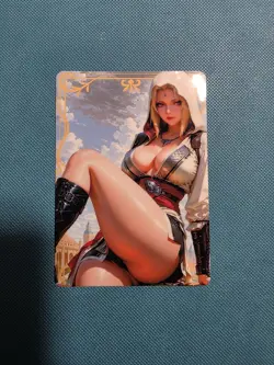 Beautiful Waifu Glow Card -Tsunade -Goddess ACG Custom DIY Fan Art Card - Image 2