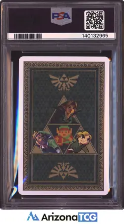 The Legend Of Zelda 2011 Link Jack Of Diamonds Zelda Playing Cards PSA 10 - Image 2