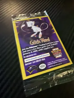 Dragonite Promo Card Factory Sealed 1999 WB Gold Stamp Catch Mew - Image 3