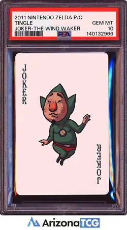 The Legend Of Zelda 2011 Tingle Joker The Wind Waker Playing Card PSA 10 - Image 1