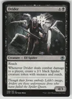 Drider Normal U Adventures in the Forgotten Realms 98 NM - Image 1