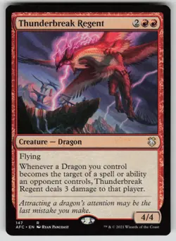 Thunderbreak Regent Normal R Adventures in the Forgotten Realms 147 NM - Image 1