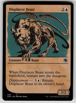 Displacer Beast (Showcase) Normal U Adventures in the Forgotten Realms 305 NM - Image 1