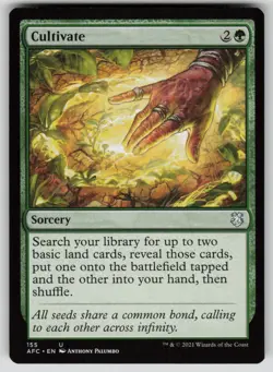 Cultivate Normal U Commander: Adventures in the Forgotten Realms 155 NM - Image 1