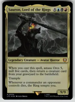 Sauron, Lord of the Rings Foil M The Lord of the Rings 4 NM - Image 1