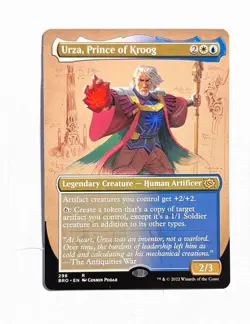 Urza, Prince of Kroog ~ MTG Brothers' War ~ Borderless #296 - Image 1