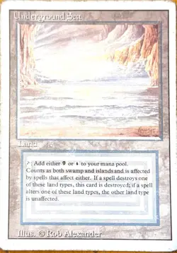 Magic the Gathering: Underground Sea Revised Edition Dual Land Reserved List - Image 2