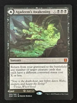 1x MTG Agadeem's Awakening - Zendikar Rising (ZNR) #90 - Magic the Gathering - Image 1